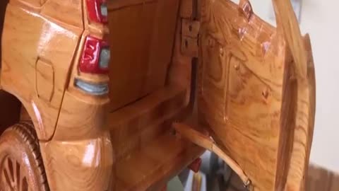 Awesome Wood Carving ! Toyota Prado Land Cruiser