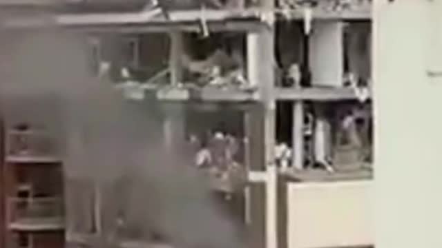 Explosión de gas en el Palacio de Madrid España