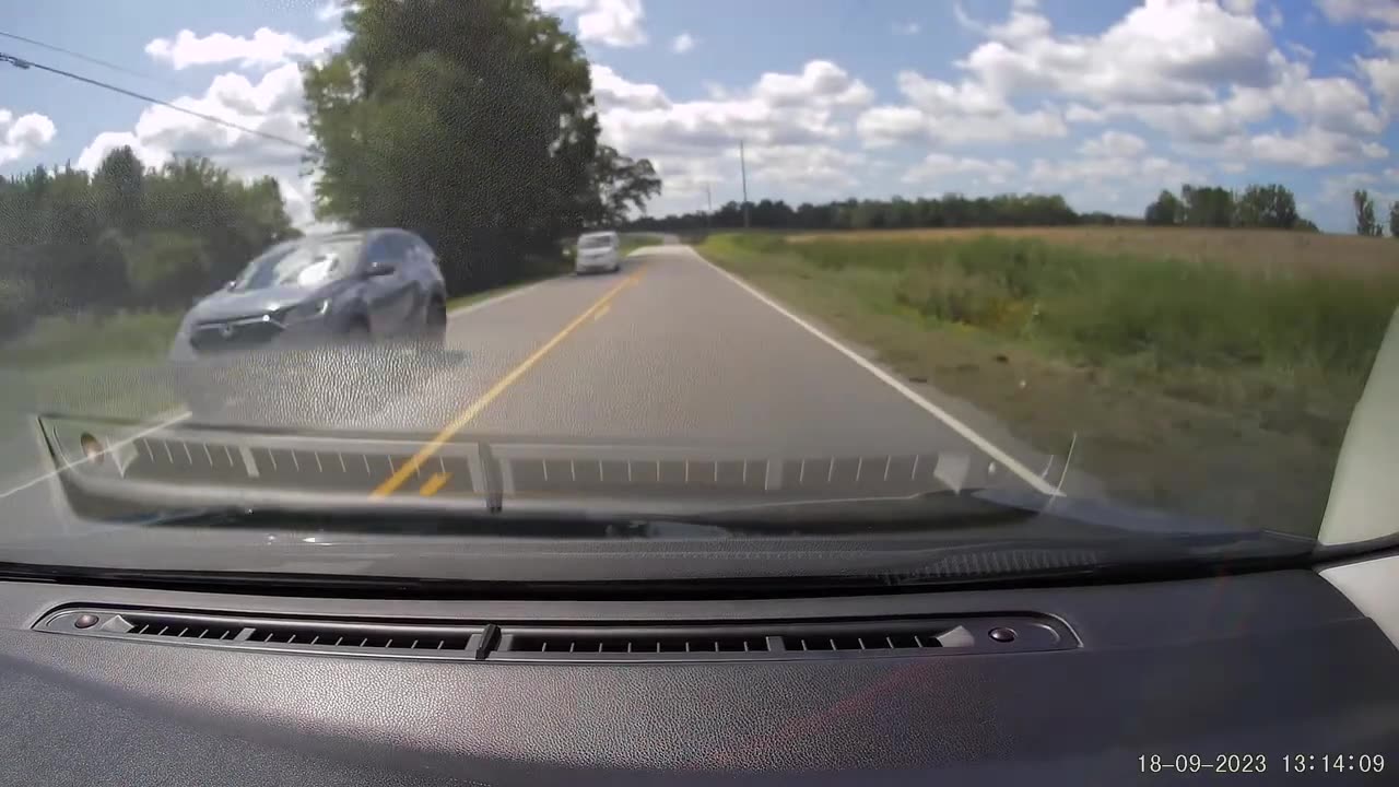 Car On The Wrong Side Of The Road