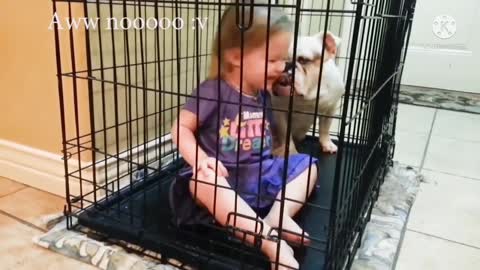 Lok baby and dog fanny video