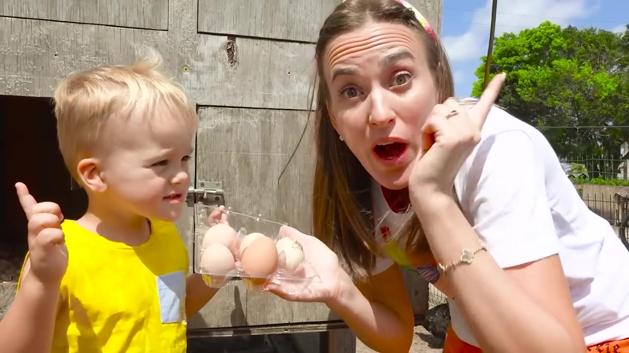 Chris learns to feed animals and other useful kids stories