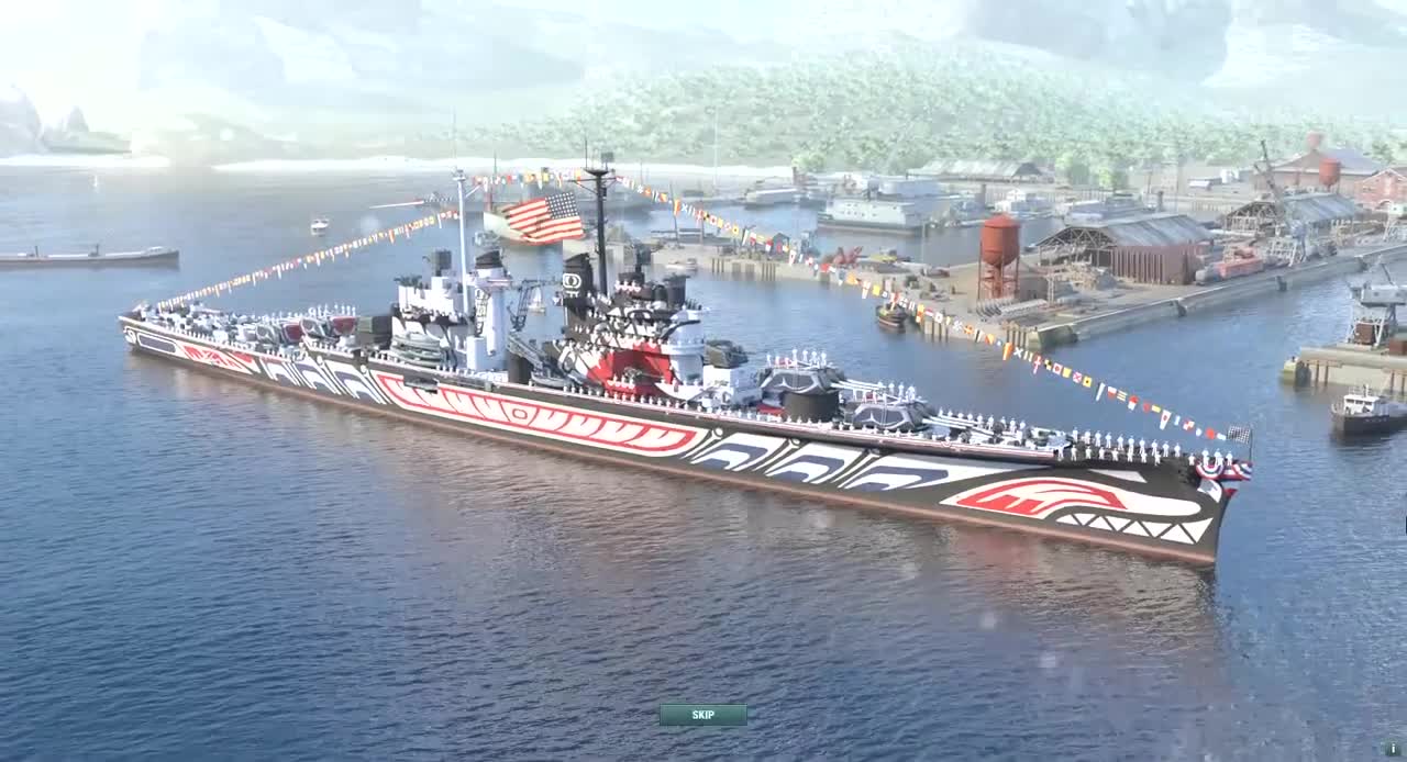 Next at the Dockyard "U.S. Tier VIII cruiser - VIII Anchorage"