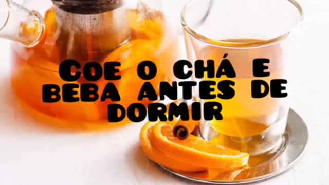 Chá de Casca de Laranja e Erva Doce /FAZ DORMIR RAPIDAMENTE