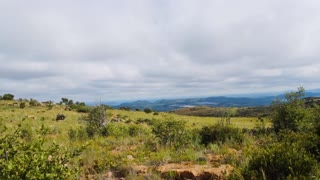 Peaceful Time Lapse Video Of The Landscape On A Mountain