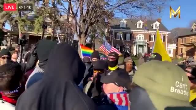 Proud Boys come face to face with Antifa