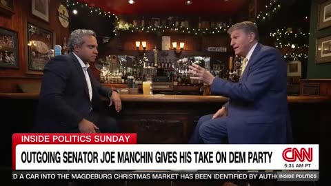 Joe Manchin unplugged as he leaves the Senate.