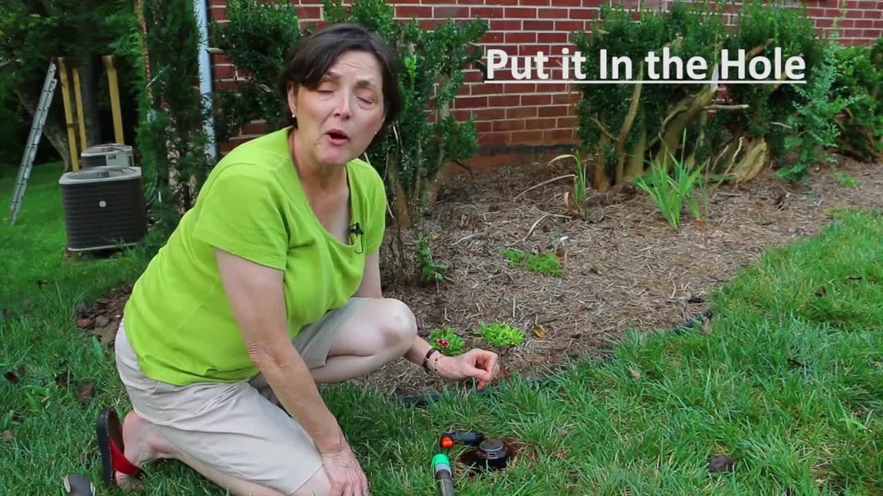 How to install and adjust a Quick-Snap Buried Sprinkler.