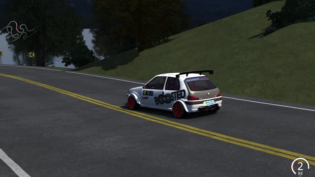 Hillclimb Peugeot 106 evo / Creme Brulee Island / Assetto Corsa / ProtosimRacing