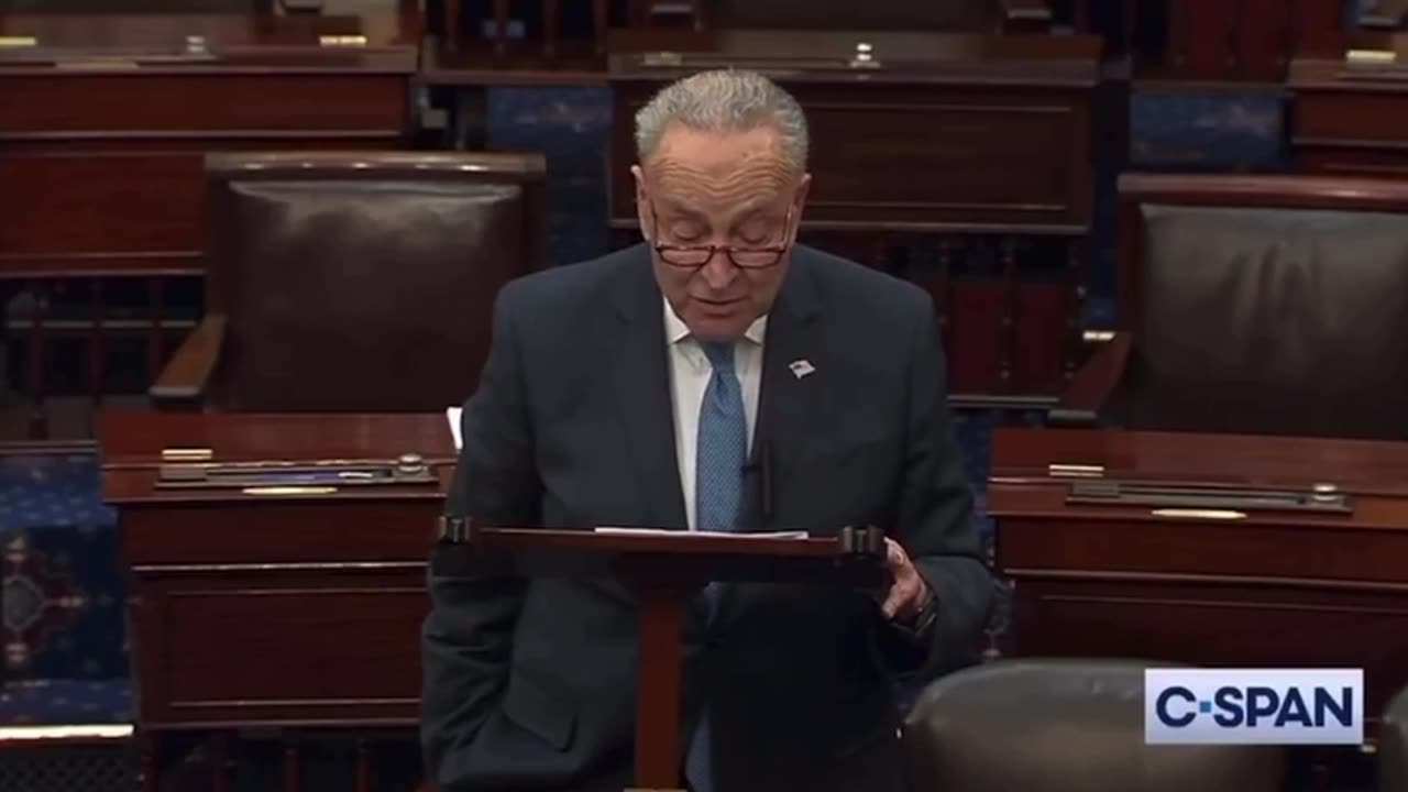 Adorable 😏Schumer begs Republicans take it easy on them since Donald Trump won election