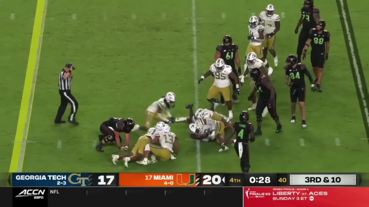 Georgia Tech vs Miami CRAZY Ending | 2023 College Football