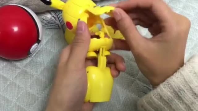 Pickup pickup! Pikachu transformed successfully