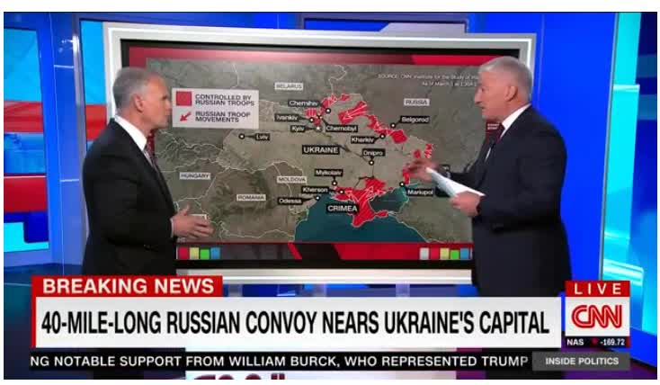 CNN 4 hours of Coverage on Ukraine 3.1.2022