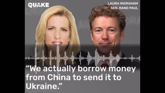 Sen. Rand Paul: "We actually borrow money from China to send it to Ukraine"