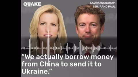 Sen. Rand Paul: "We actually borrow money from China to send it to Ukraine"