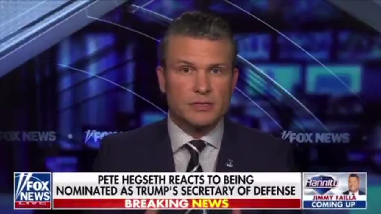 NEW "interview" on Hannity of Pete Hegseth.