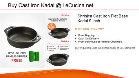 How to Season Your Cast Iron Kadai in Few Steps