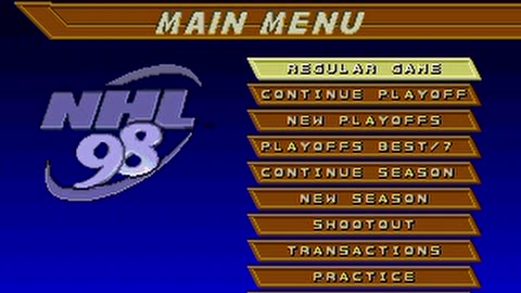 Genesis Rom NHL 98