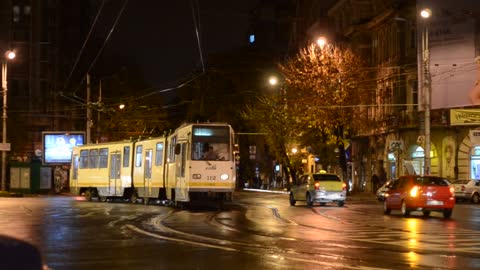 Tramway Tram Night