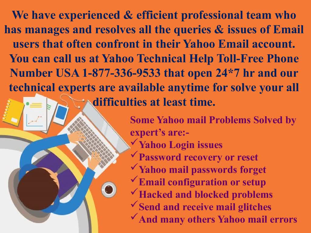 Technical Support for Yahoo Email Dial Toll-Free 1-877-336-9533