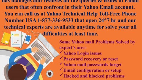 Technical Support for Yahoo Email Dial Toll-Free 1-877-336-9533