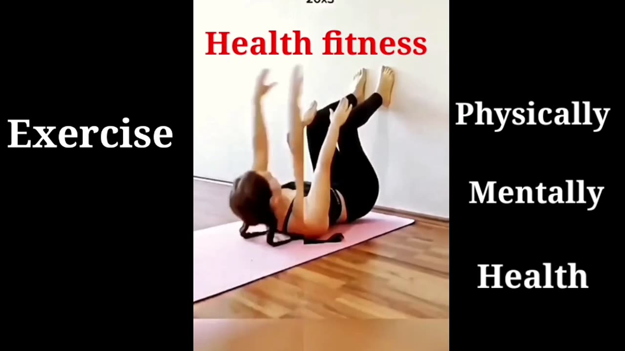 Health fitness video