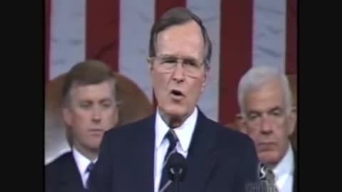 Politics - 1991 Bush 41 Promoted New World Order NWO Before Congress