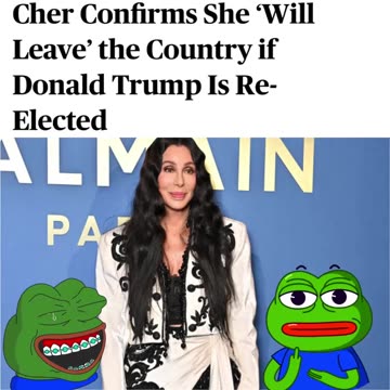 Cher Says she’s leaving the United States if Donald Trump is Re-Elected