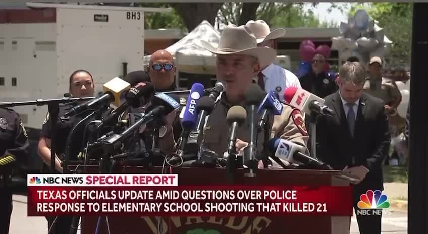 Ulvade police waited an hour on Border Patrol to arrive while the shooter was in the school.