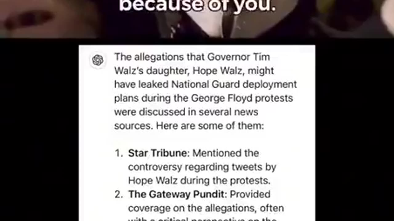 Anonymous - Tim Walz