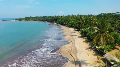 A beautiful view of the sea that makes you feel comfortable.