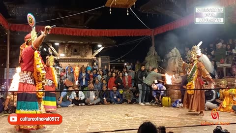 44 Baraha Vs Hiranyaksha, Baraha Avatar, Kartik Nach, Patan, Lalitpur, 2081