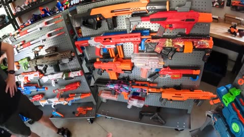 Massive NERF gun aresenal!