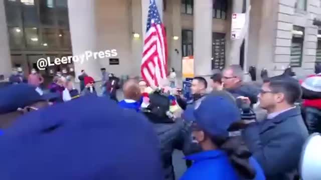 New York’s Mayor-elect Eric Adams face chaotic situation with protesters.