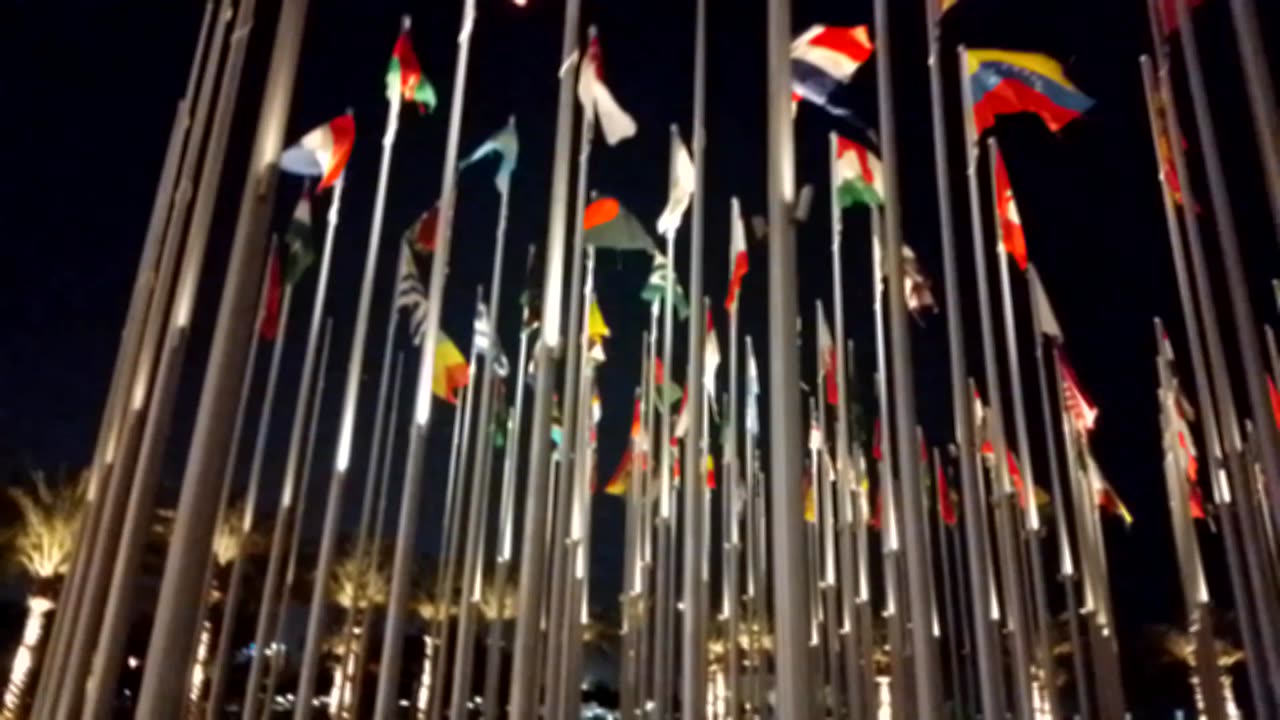 flag field,Doha Qatar.