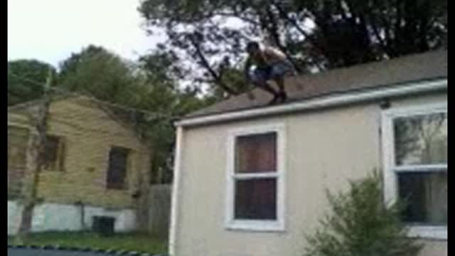 Jumping Off The Roof Is NEVER A Good Idea