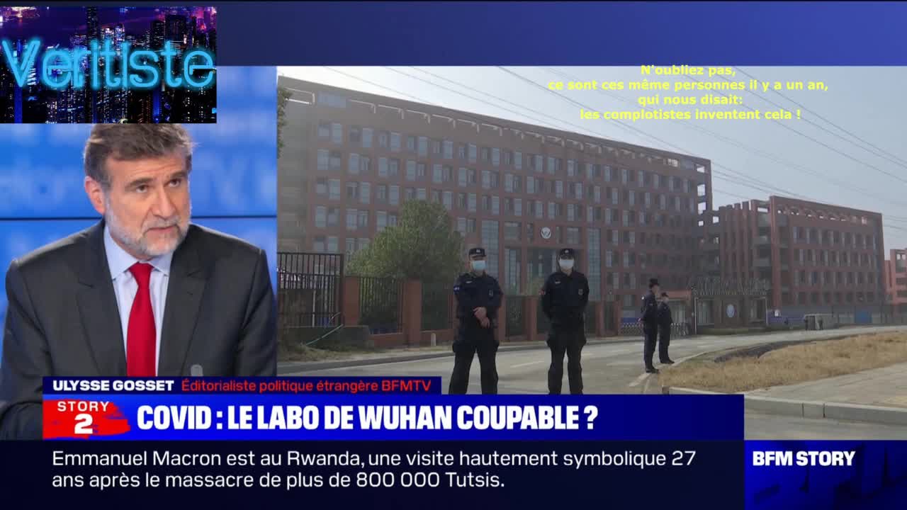 Wuhan Bfmtv et les complotistes.