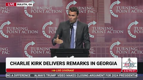 Charlie Kirk Turning Point Rally Duluth Georgia 10/23/24