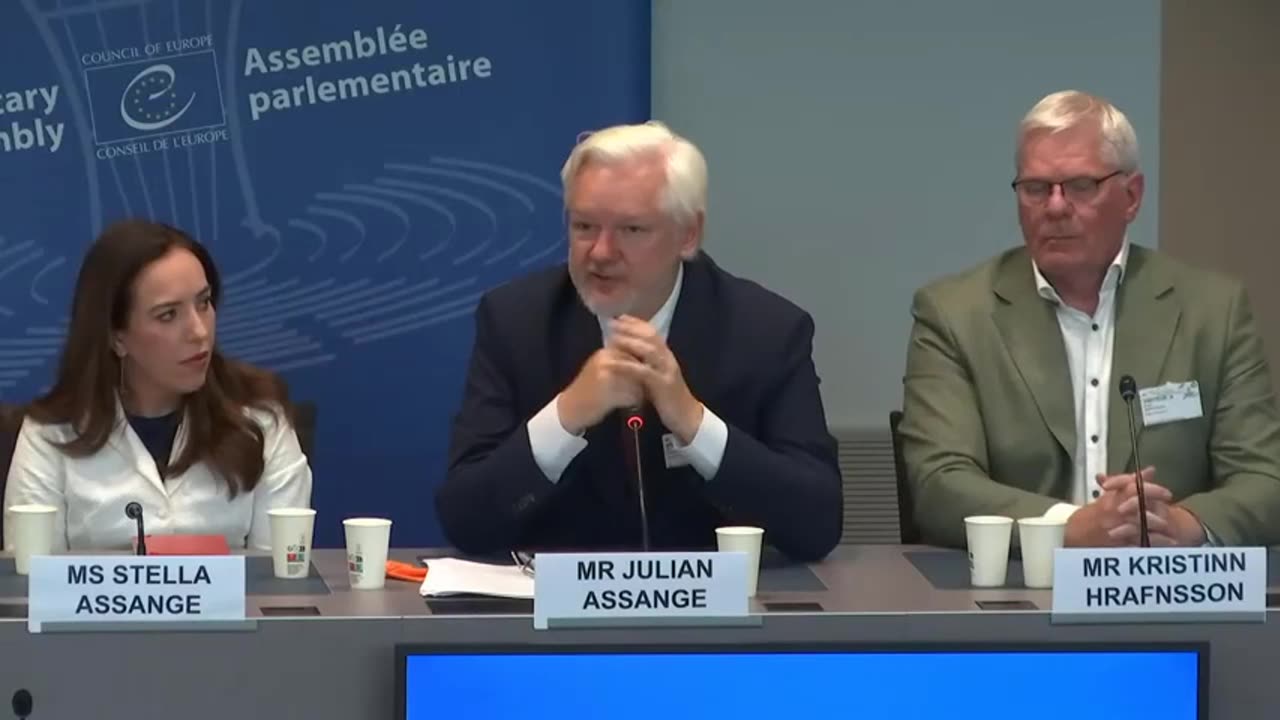 Julian Assange At The Parliamentary Assembly of The Council of Europe - Full statement + Q&A's