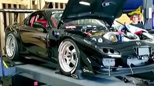 Speed test 1000+ HP 4 Rotor Turbo rx7 🔥