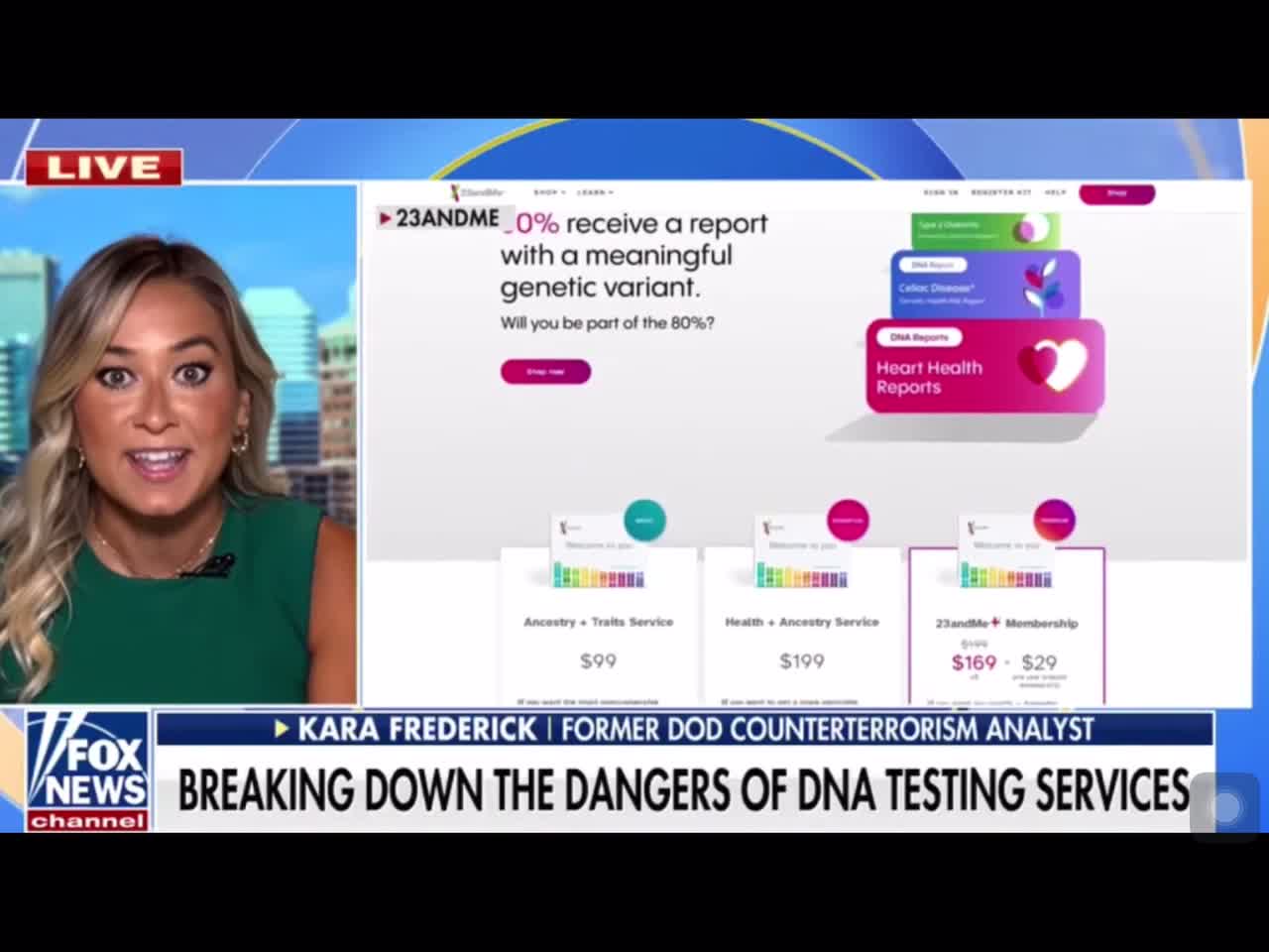 Lawmaker warned DNA services can be used for bio terrorism.