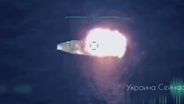 Ukrainian drone destroys putin’s parade boat with laser - guided bomb