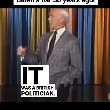 Johnny Carson called Joe Biden a fraud 36 years ago!