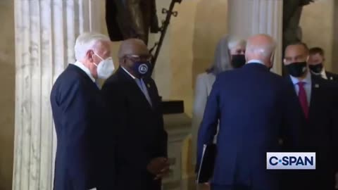 Joe Biden arriving at U.S. Capitol: "Permission to come aboard?"