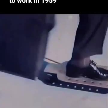 An electric scooter produced in 1959.