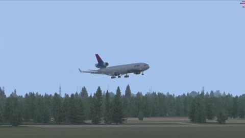 FSX - This plane is really tricky to land - The Delta Virtual