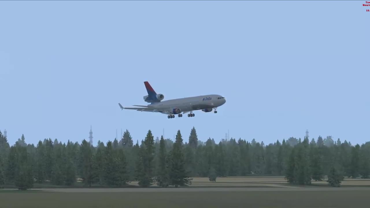 FSX - This plane is really tricky to land - The Delta Virtual