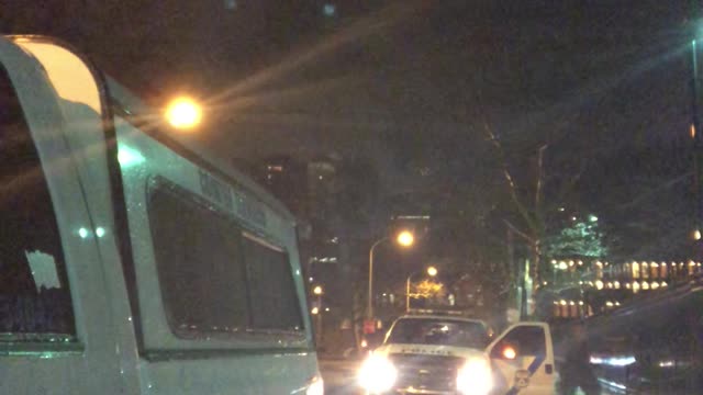 Superbowl Celebration with Lights and Sirens