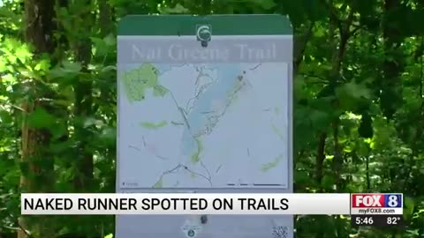 Reports of naked man running along Greensboro trails