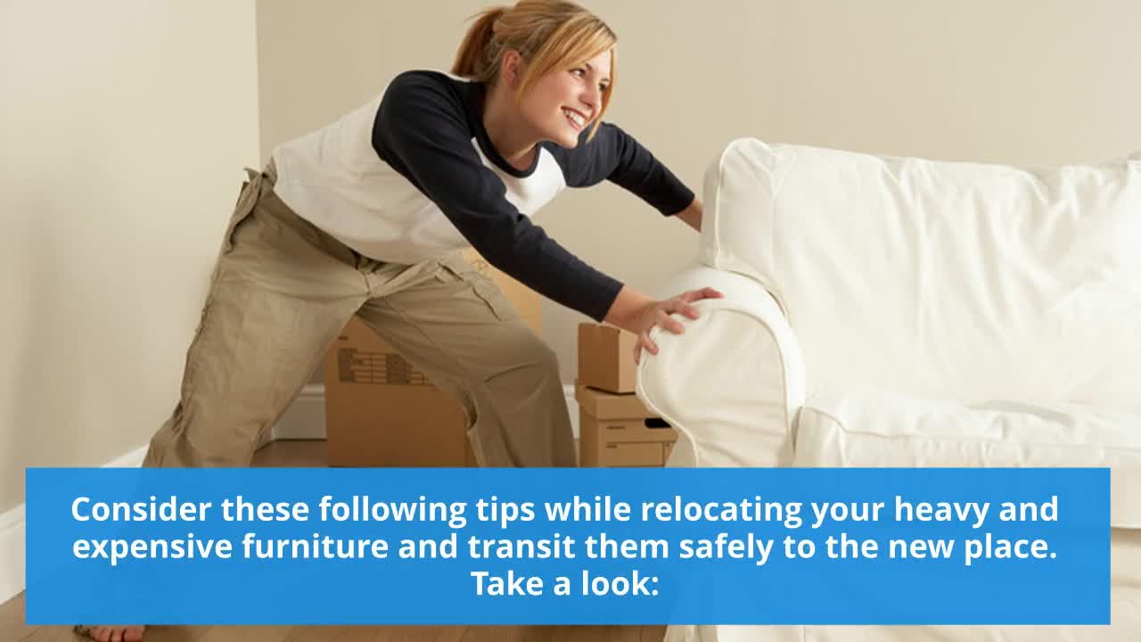 Tips To Consider While Relocating Heavy Furniture