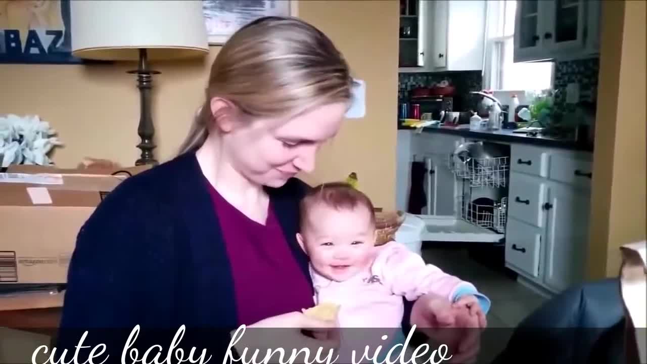 Cute Baby while mother eating Tacos